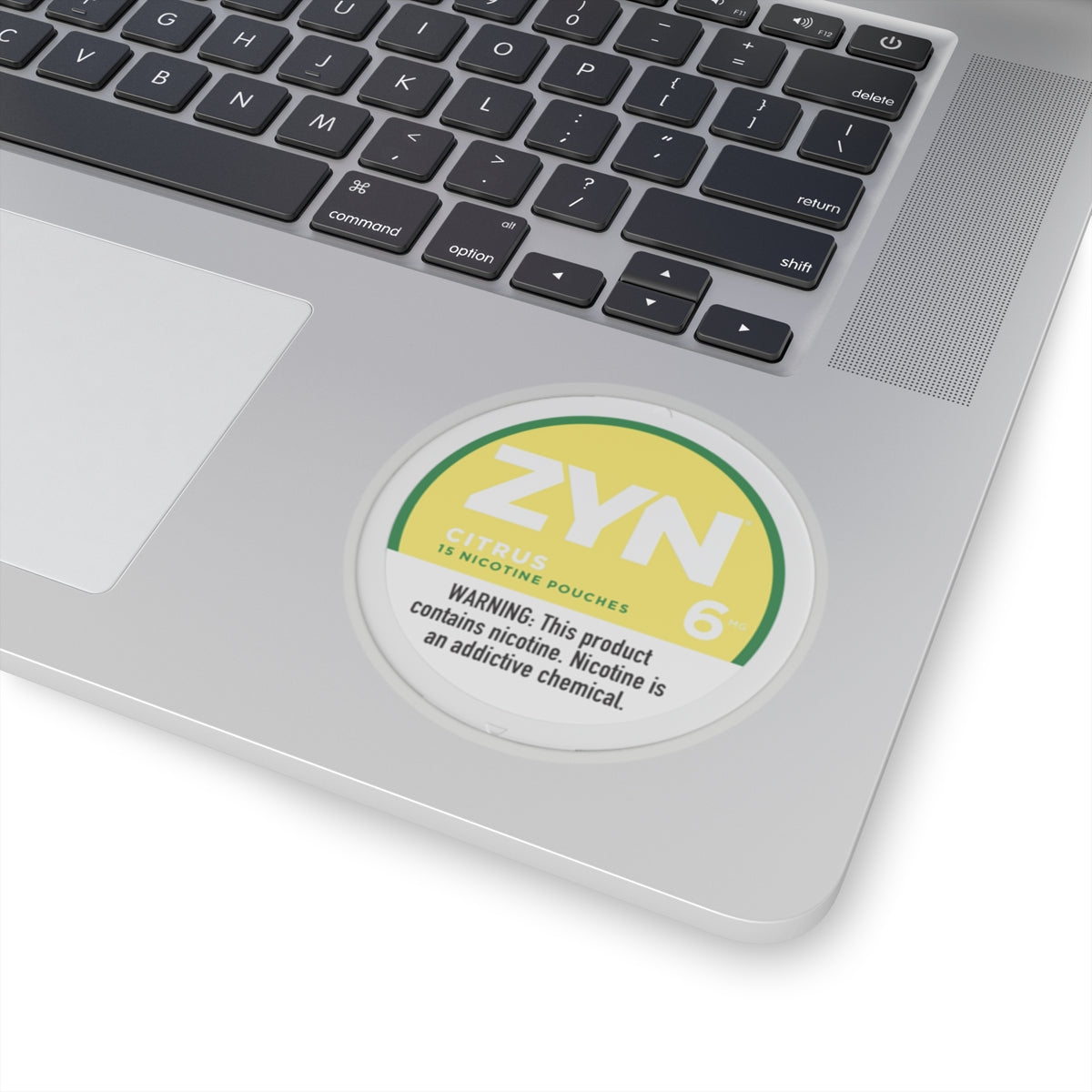ZYN zyn Citrus Nicotine Sticker | Unofficial Zyn Merch