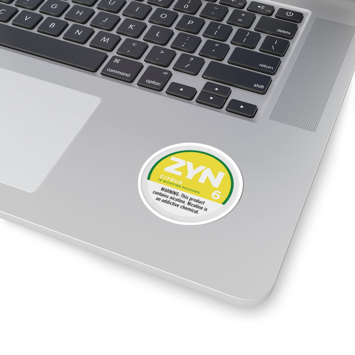 ZYN zyn Citrus Nicotine Sticker | Unofficial Zyn Merch