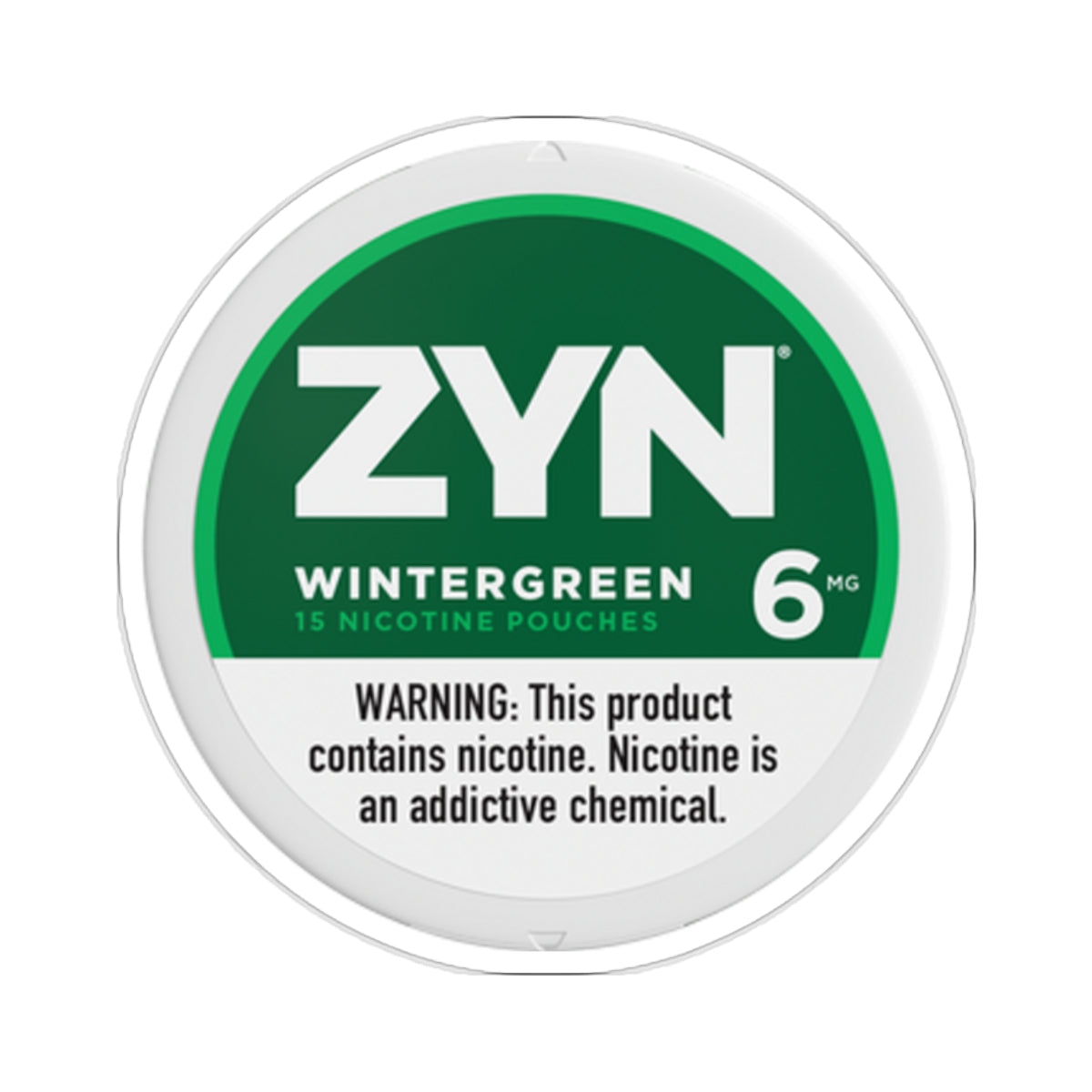 ZYN zyn Wintergreen Nicotine Sticker | Unofficial Zyn Merch