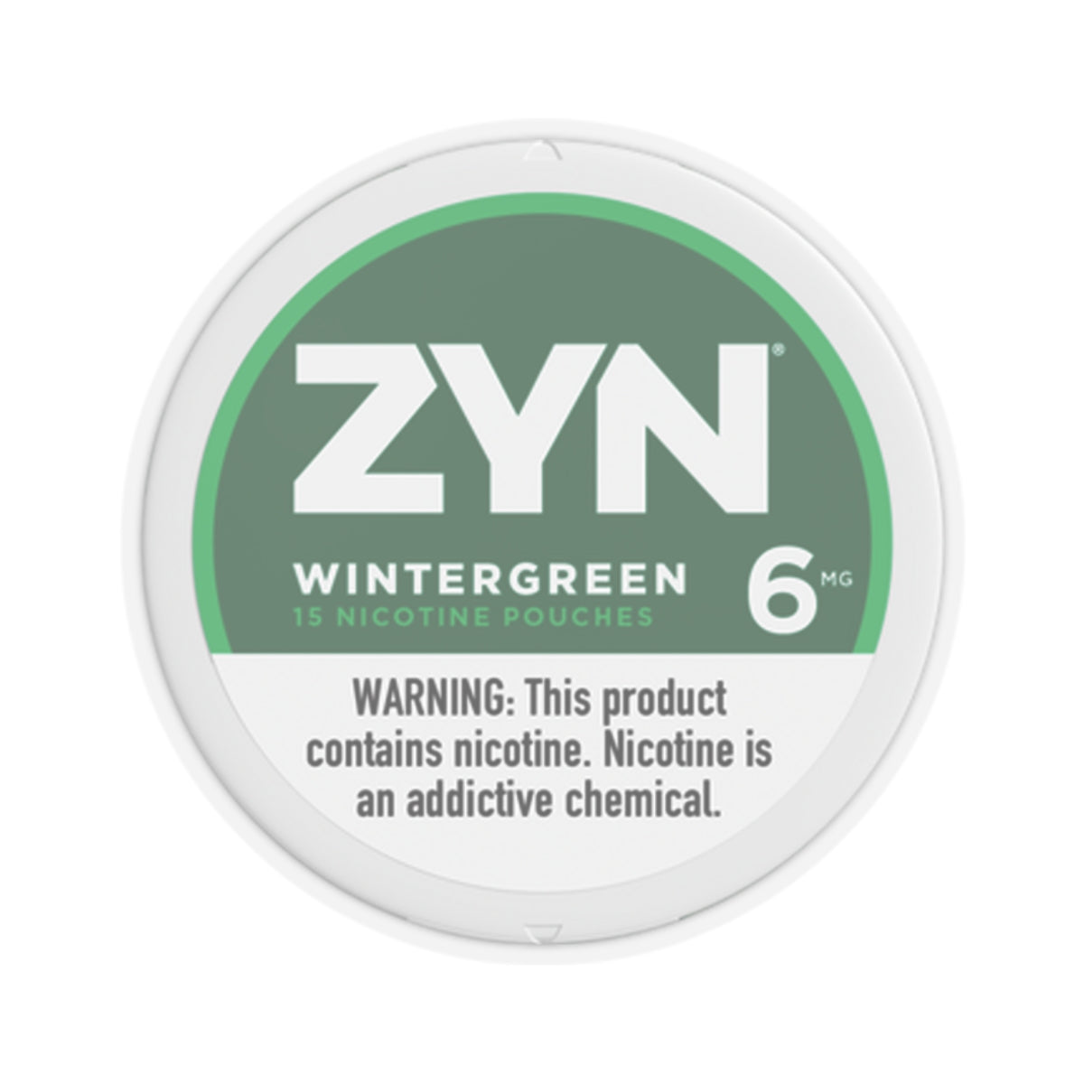 ZYN zyn Wintergreen Nicotine Sticker | Unofficial Zyn Merch