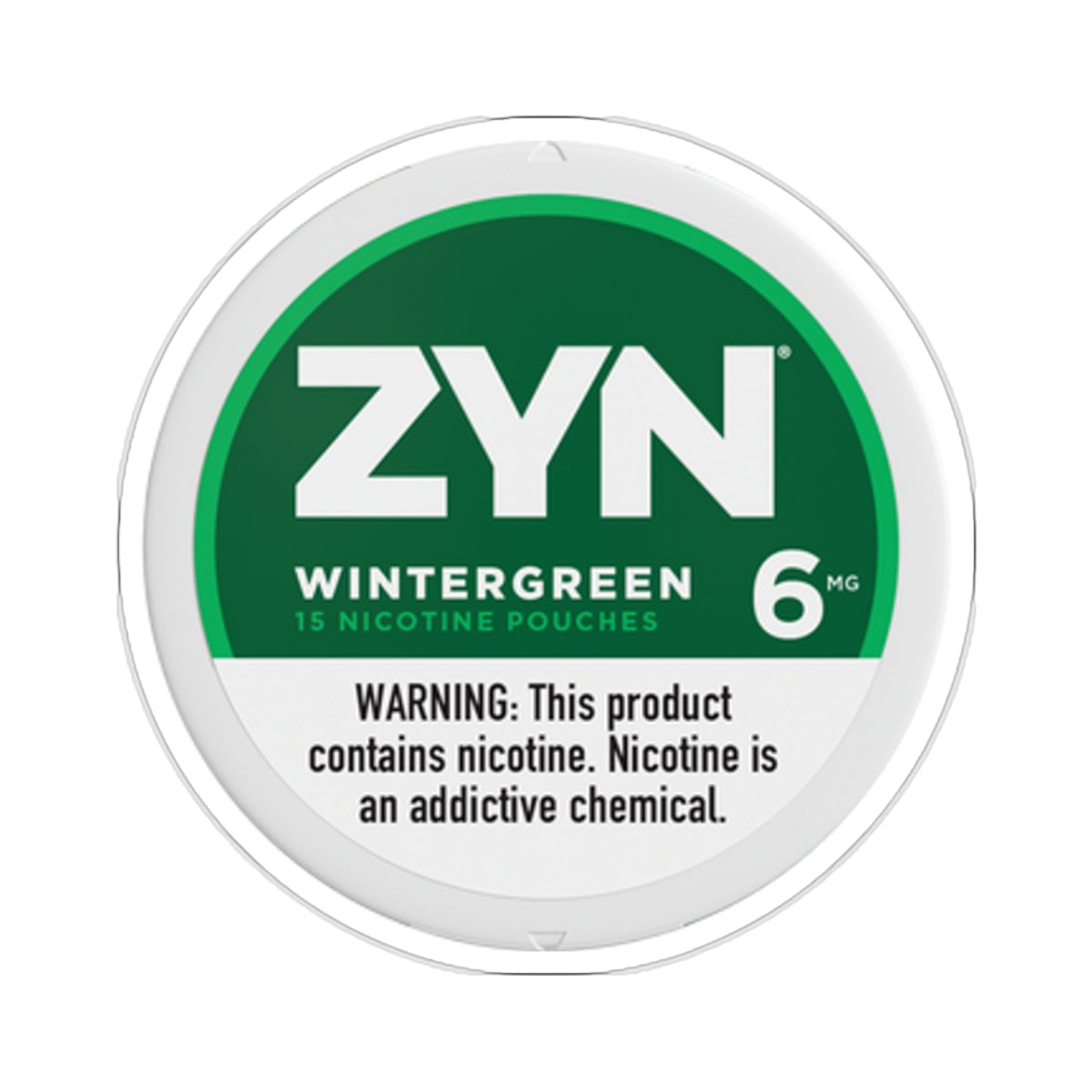 ZYN zyn Wintergreen Nicotine Sticker | Unofficial Zyn Merch